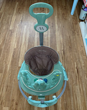 Baby Walker Animal Theme Plastic Baby Walker Push Handle Play Tray Sound/Music