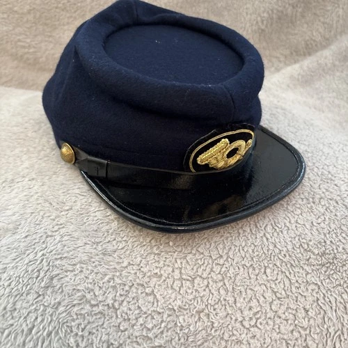 Reproduction Civil War Federal Officer Kepi Dirty Billy Size 7