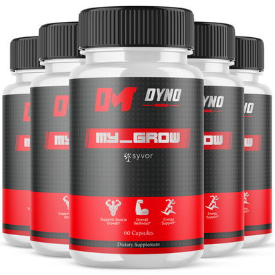 (5 Pack) Dyno My Grow Advanced Male Support Pill DynoMyGrow Vitamin 300 Capsules