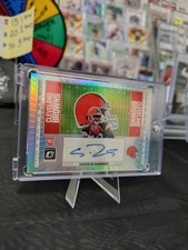 Panini Donruss Optic Hashmarks Prizm Shedeur Sanders Rookie Auto Browns 2025