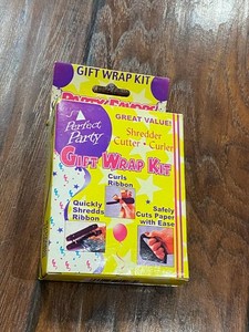 Perfect Party Favors Gift Wrap Kit Curler Shredder Cutter Ribbon Maker