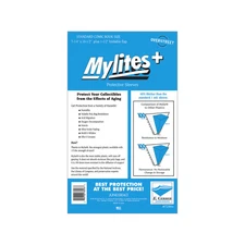 50 Mylar Comic Book Bags Mylites+ 1.42 Mil Standard Size 7.25 x 10.5 E. Gerber