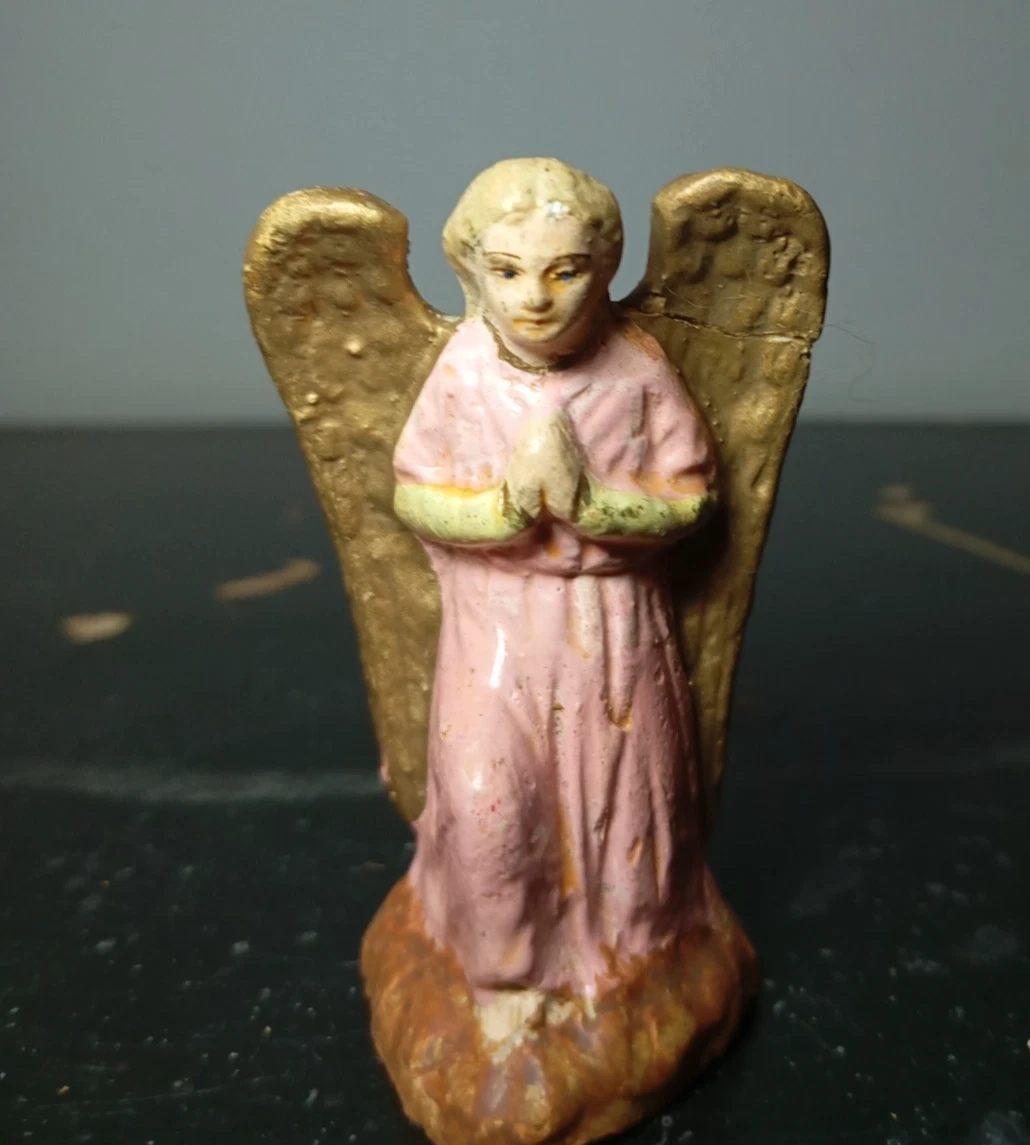 Ancien Santon Devineau – Roi Mage Noir – Taille 2 – Pour Crèche