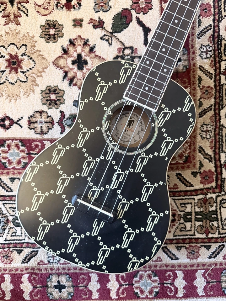 Billie Eilish Fender Ukulele Guitar  - Image 2 of 4
