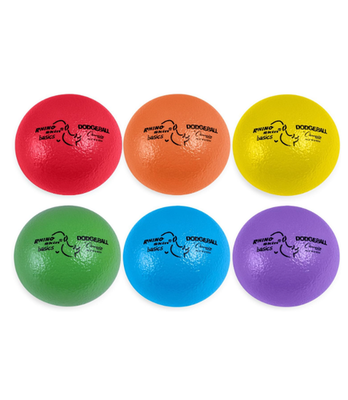 #ad Rhino Skin Dodgeball Set 6 Soft Foam Balls Low Bounce Tear Resistant 6” $49.99