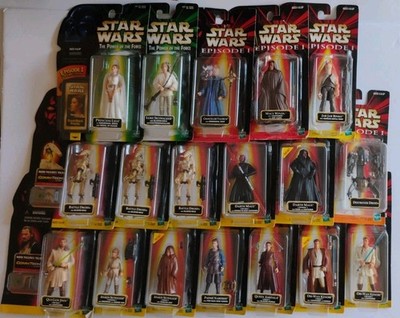 15 Star Wars Episode 1 Action Figures CommTech & Flashback Photo UNOPENED