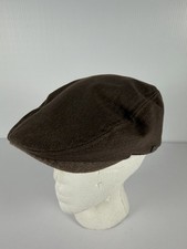 New Era EK Brown Flat Cap Ivy Hat Size L News...