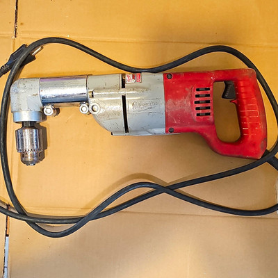 Milwaukee 1107-1 Corded Right Angle Drill Keyed Chuck MPN 1107-1