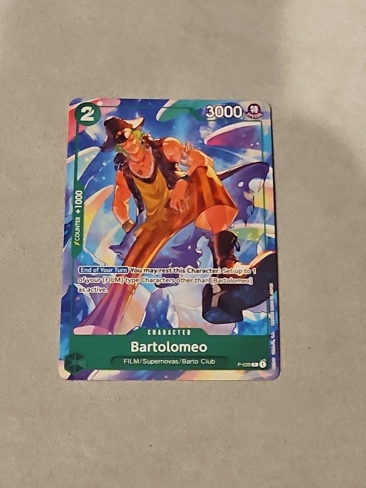 Bartolomeo P-029 CS 2023 Celebration Pack Promo One Piece Card