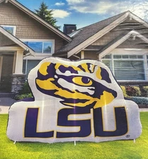 Logo Brands LSU Tigers (Pre-Lit 7’x10’ Team Inflatable)