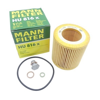 MANN HU816x Ölfilter Ölablassschraube passend für BMW E81-88 E90-93 F30 E60 N52