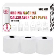 Adding Machine Paper Rolls 2 1/4 inch for 2 1...