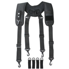 Tactical Duty Belt Harness Suspenders Padded Tool Belt Suspender Padded Adjustab