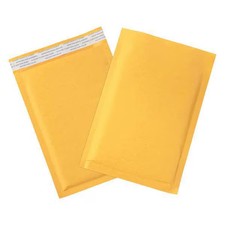 Manufacturer Varies Self-Seal Bubble Mailers,No 0,6"x10",Kraft,PK25 36DZ05