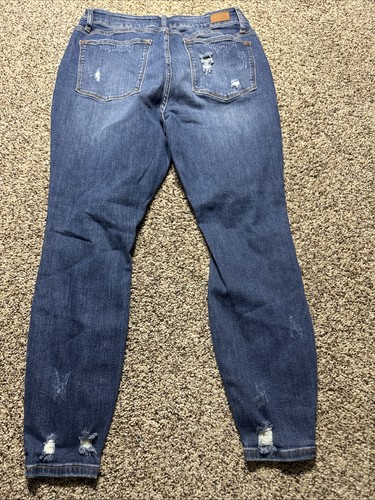 JUDY BLUE LOS ANGELES SKINNY FIT WOMENS JEANS SIZE 14 W - Picture 4 of 4