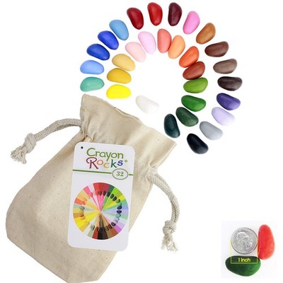 Crayon Rocks, Crayons in a Rock Shape, 32 1 Count (Pack of 32), Multicolor
