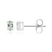 Cavill Silberohrringe 0,36Ct Amblygonit Oval 925 Sterling Rhodiniert Damen