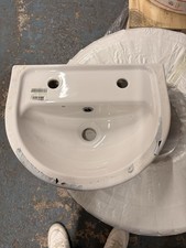 Vitra 370 x 250mm Cloakroom Basin 2 Tap Hole