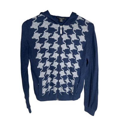 Weekend MaxMara Medium Checkered Full Zip Sweater Men