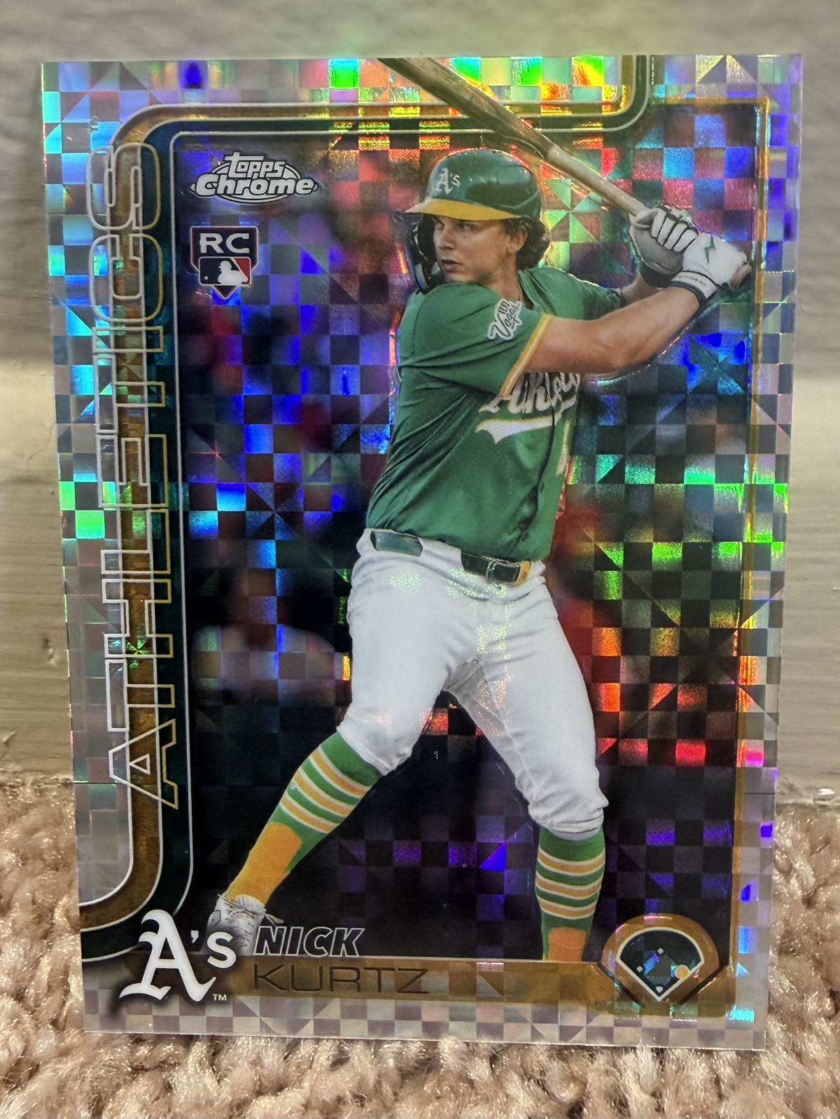 2025 Topps Chrome Update Series - Nick Kurtz #USC178 X-Fractor (RC)
