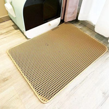 Premium Large Cat Litter Mat 90X60Cm Waterproof Double Layer Litter Trapper Non-