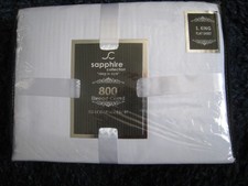100% Pure Egyptian Cotton 800 Thread Count Flat Sheet  - Super King Size - BNWT!