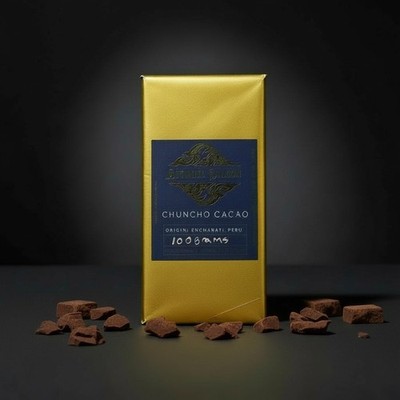  100 gram Heirloom Chuncho Cacao   Peru Dark Chocolate 