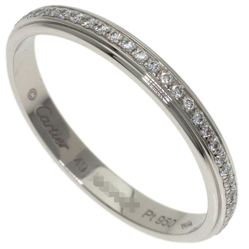 CARTIER  Damour Full Eternity Diamond #49 Ring Platinum PT950  Ladies [Used]