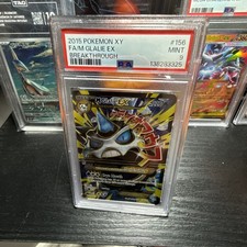 2015 POKEMON XY BREAKTHROUGH #156 FULL ART/M GLALIE EX PSA 9 on eBay