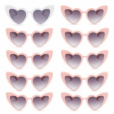 Bachelorette Sunglasses Heart Sunglasses 10 Pairs Heart Shaped Sunglasses for...