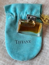 Vintage 80s miniature Tiffany EdT  5ml, full + classic Tiffany blue pouch