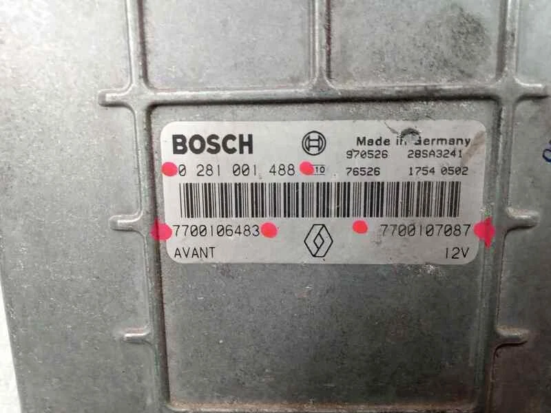 0281001488 centralina motore per RENAULT MEGANE I CLASSIC (LA0) 508552 - Immagine 2 di 4