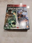 Uncharted 1 & 2 Dual Pack - Sony PlayStation 3 Tested Complete w/ Manuals