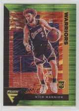 2020-21 Panini Flux Rookies Factory Set Green Pulsar Prizm Nico Mannion #223 0s2