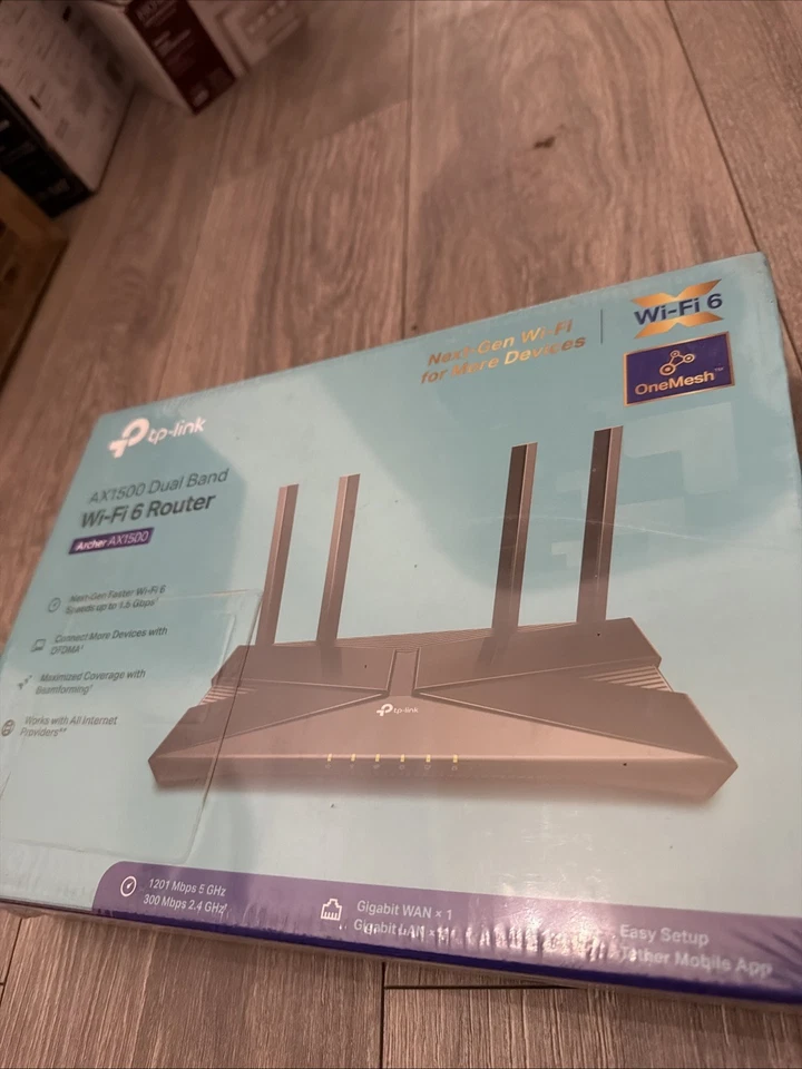TP-LINK Archer AX1500 1.5 Gbps Wi-Fi 6 Dual-Band Wireless Router - Image 4 of 4