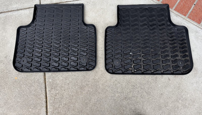 USED 2019-2026 Audi Q7 SQ8 All Weather Floor Mats Rear 4M0-061-511-041 OEM
