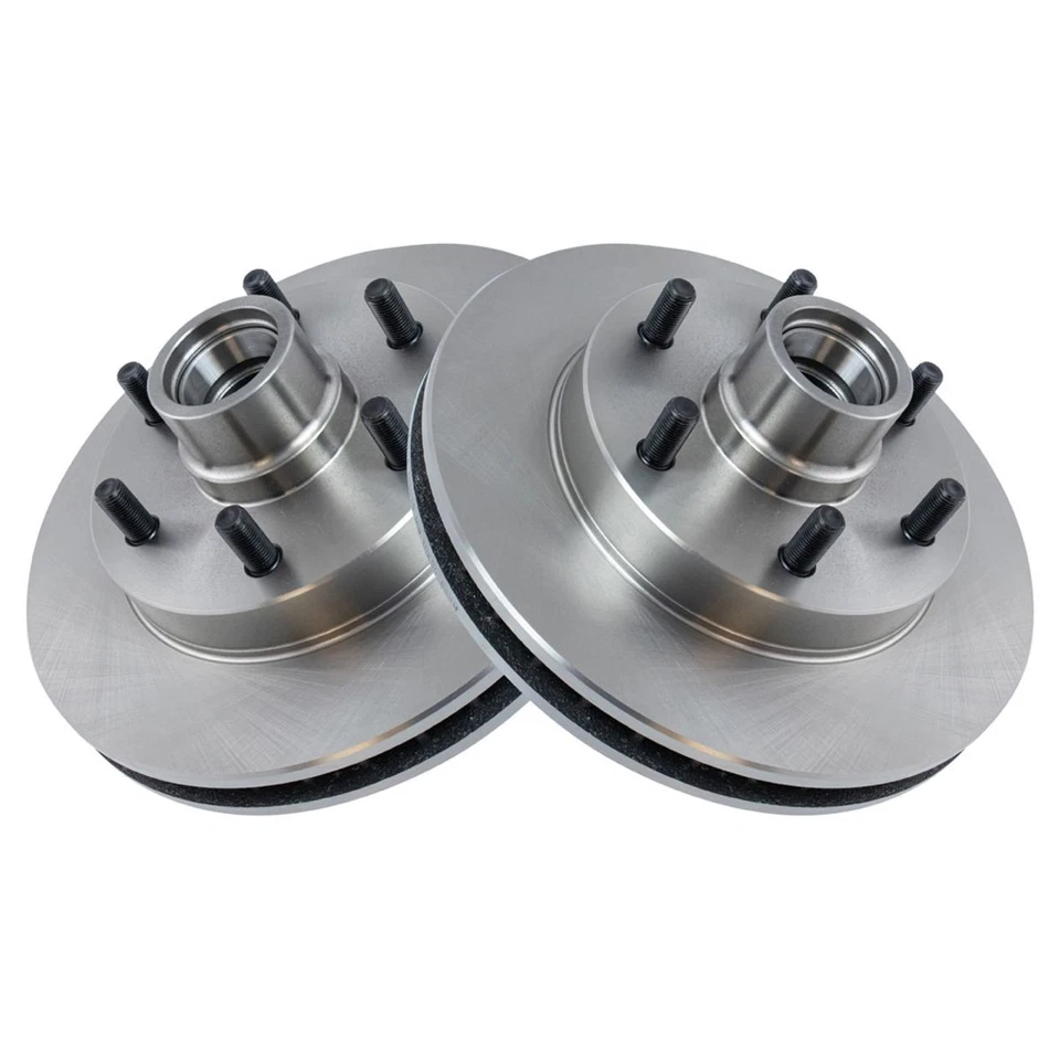 Kit de pastillas de freno y rotor de disco de cerámica delanteras para camioneta Chevy GMC Foto 4 de 4