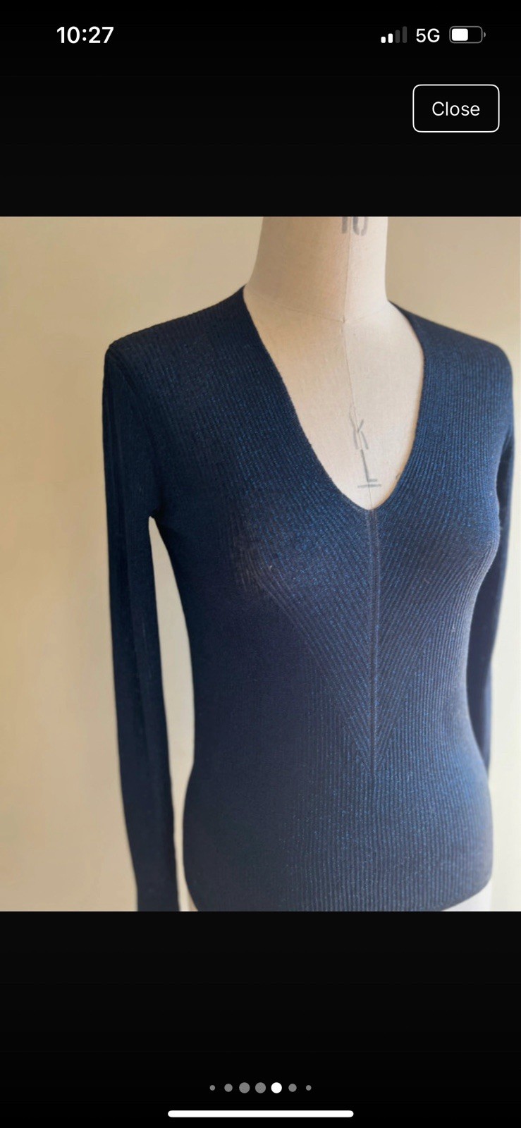 Stunning metallic knit The Fold RRP £200 Size XS Women’s Occasion image 7