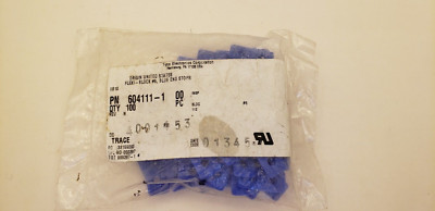 TYCO ELECTRONICS 604111-1 FLEXI-BLOCK CUT AWAY TERMINAL BLOCK SYSTEM QTY 100 NIB