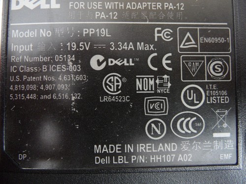 Dell Inspiron 640m Laptop For Parts Booted Ubuntu 320GB Hard Drive Wiped * - Picture 12 of 12