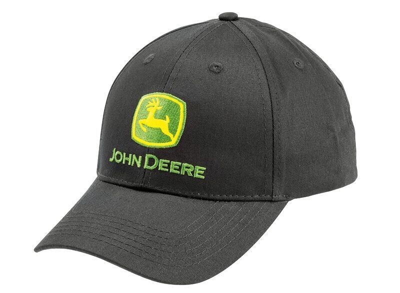John Deere MC13080000BK Adult Trademark Baseball Cap Black One Size