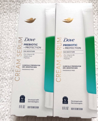 Dove Body Cream Serum Prebiotic Protection 72 HR Moisture Stearic Acid Vit B5 #5