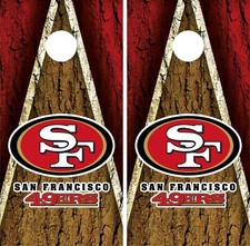 San Francisco 49ers Cornhole Board Vinyl Wrap - Decal Sticker VZ563