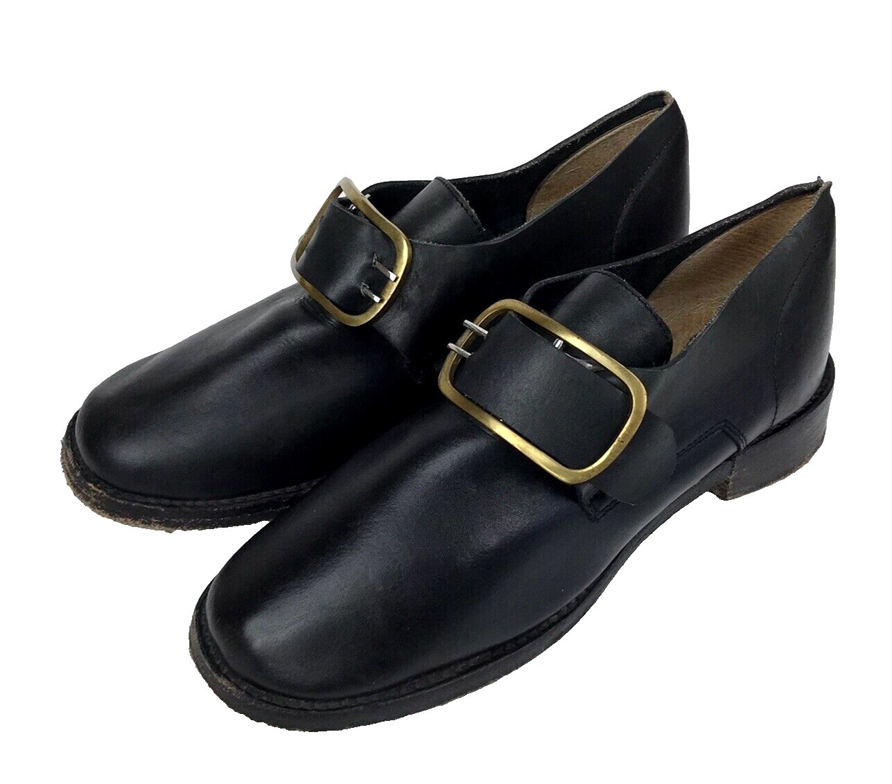 Fugawee Colonial Leather Shoes Historical Reenactment Made USA Size 6.5D Colonial Leather - Etsy Singapore main image 4