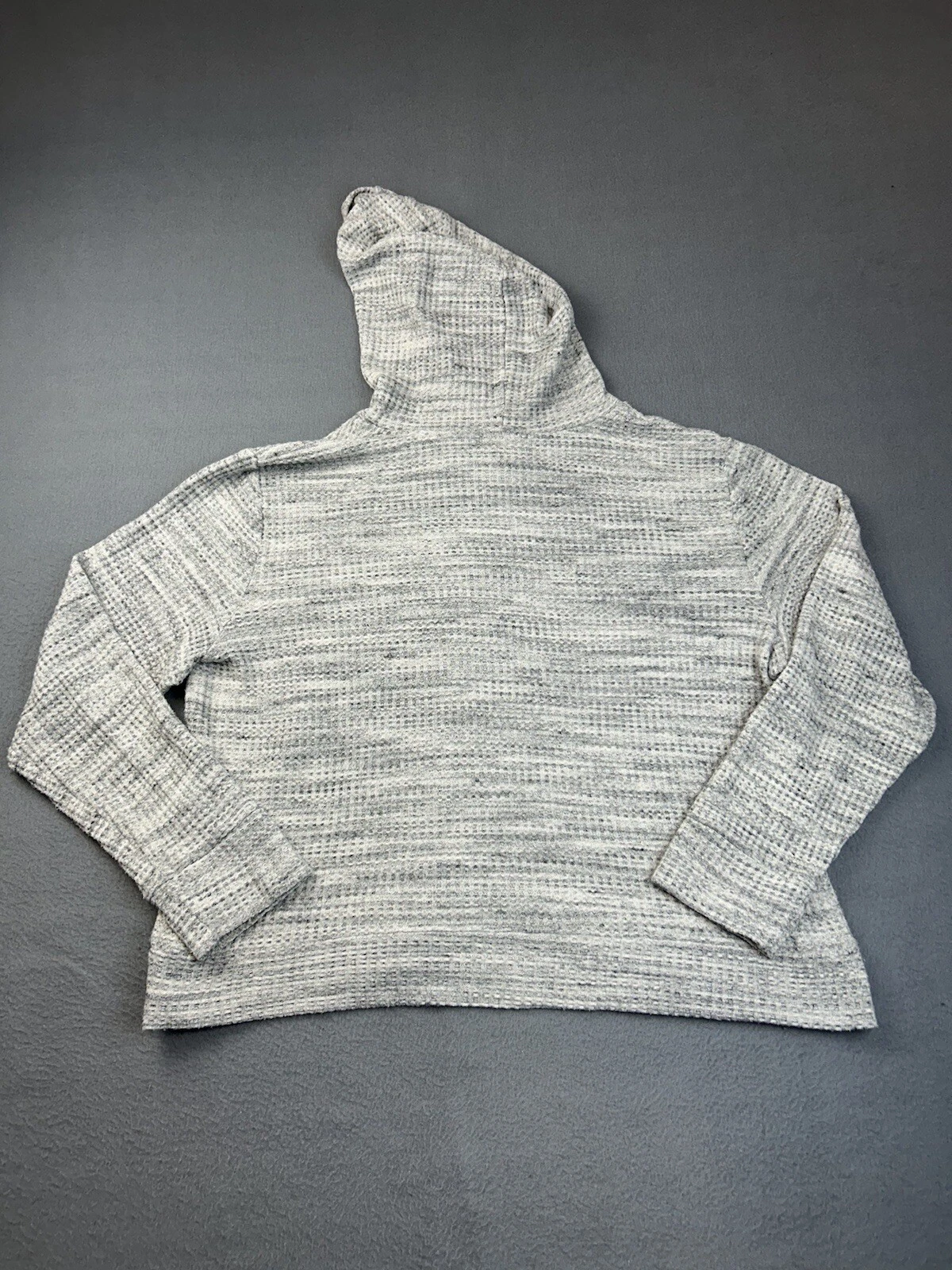 beyond-yoga living easy waffle knit pullover sweater hoodie