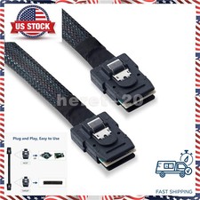 Mini-SAS to Mini-SAS Cable for RAID / HBA Card to Backplane SFF 8087 to SFF 8087