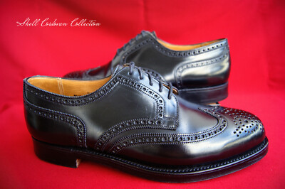 Crockett & Jones For Alt Wien Horse Leather Shell Cordovan UK 7.5  