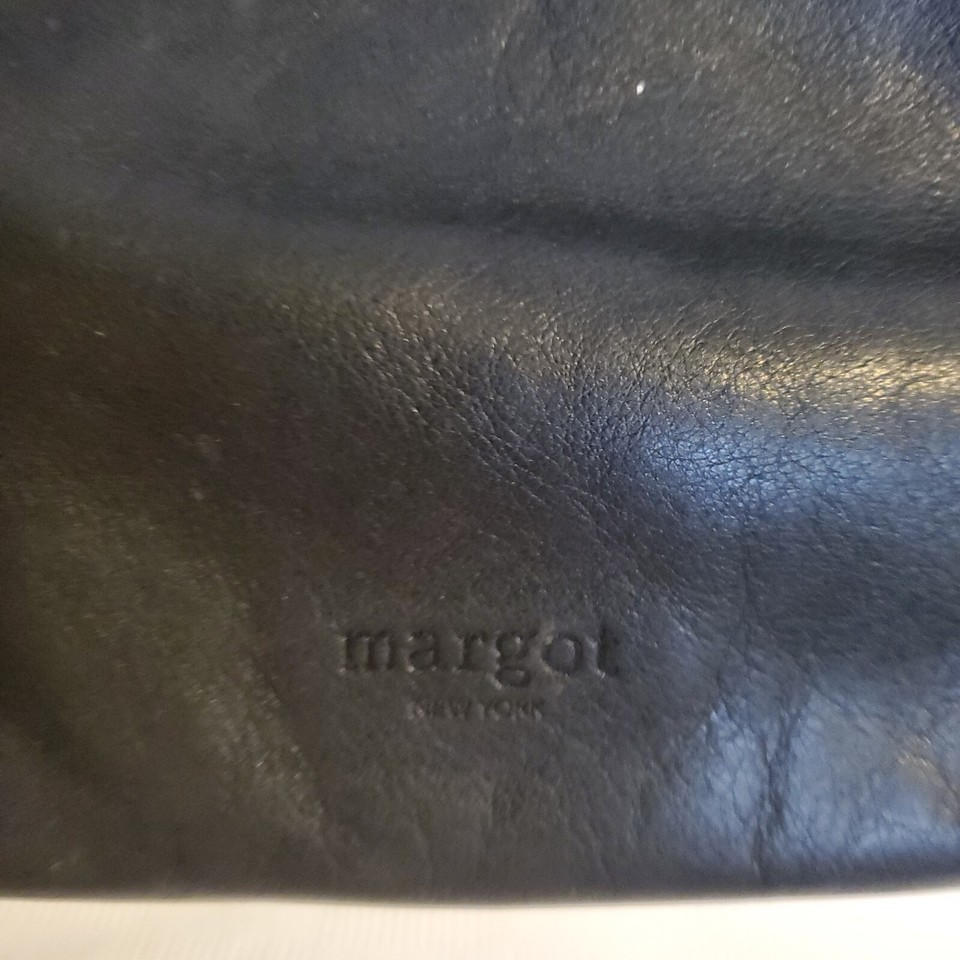 Margot Crossbody Purse Double Zipper Black Soft Leather Handbag eBay