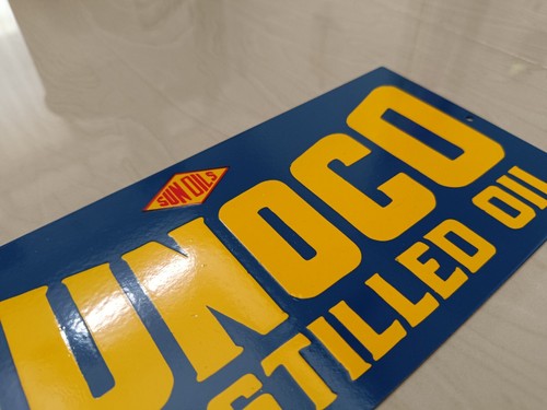 Vintage Design Sunoco Gas Pump advertising Workshop Store Sign no Porcelain - Picture 8 of 12
