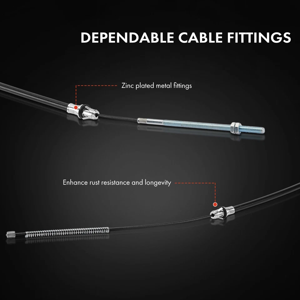 Nuevo cable de freno de estacionamiento para Chevrolet K1500 1988-1999 K2500 GMC C2500 trasero derecho Foto 4 de 4